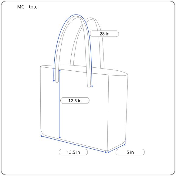 Authentic MacKenzie-Childs Courtyard Tote Medium Black and White Woven - Picture 9 of 9